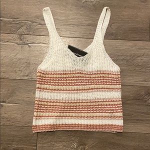 Sweater tank top